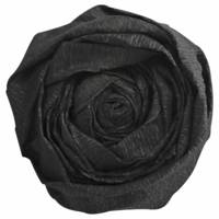 Rouleau de papier crépon 75% 2,50x0,50m noir - CLAIREFONTAINE