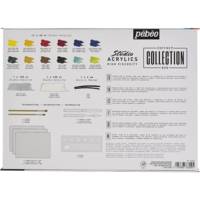 Coffret Collection Studio acrylics Mixte, 23 Pieces - PÉBÉO