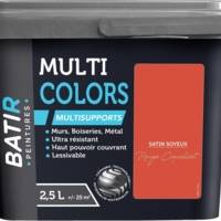 Peinture multi colors multi-supports BATIR satin argile - Gedimat
