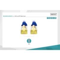 Câble patch RJ45 LSOH AWG 27/7 CAT 6 S/FTP Blindé 3 m Bleu