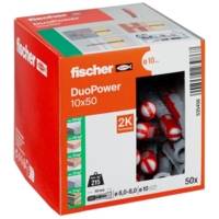 Cheville bi-matière DUOPOWER sans vis - 10 x 50 mm - Gedimat - FISCHER