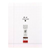Cahier 3 index piqué 8000 POLYPRO 17x22 cm 96 pages grands carreaux 90 g - CLAIREFONTAINE
