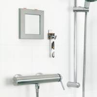 Lot de 6 Powerstrips pastilles adhésives LARGE WATERPROOF, blanc