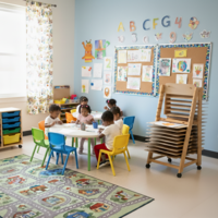Table enfant carrée ou rectangulaire LULU - Table - Mobilier scolaire