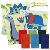 Boîte créa Tableaux mosaïques feutrine - - AVENUE MANDARINE