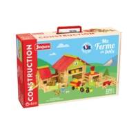 Grande Ferme en Bois avec Tracteur et Animaux- 220 Pièces - JEUJURA