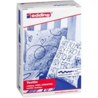 Etui 10 Marqueurs Textiles 4500 Assortis Pointe Ronde 2-3 mm