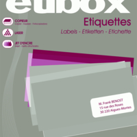 Boite 100F A4 2400 Etiquettes Cop/Las/Jet Coins droits 70 x37 mm Blanc - Agipa