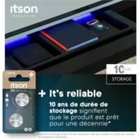 Pack 2 Piles Bouton Lithium CR2025 3V Idéale Clé de Voiture, Montre