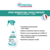 Spray nettoyant désinfectant 750 ml toutes surfaces