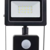Projecteur LED étanche noir avec détecteur - Gedimat - ELEXITY