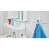 Pack 2 Crochets Powerstrips LARGE Rectangle 2Kg Blanc