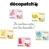 Mini kit Cheval + 2 feuilles décopatch + vernis colle