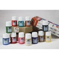 Set exploration peinture Ceramic Terre Cuite, Faïence - 12 Flacons de 20 ml