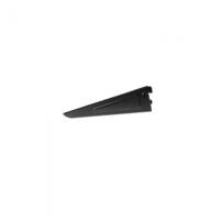 Console double entraxe 32 mm acier noir - Gedimat - NORAIL