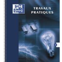 Cahier Travaux pratiques Polypro Spirale 24x32cm 40 + 40 Séyès - Unies - OXFORD