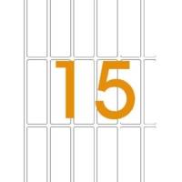 Sachet de 105 étiquettes multifonctions permanentes 12x38 mm Blanc