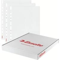 Sachet de 100 pochettes perforées Economy A5 PP grainée 0,05 mm Transparentes