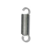 Ressort pour sommier métallique acier galvanisé D2.5mm L.65mm charge de travail 63kg - Gedimat - CHAPUIS