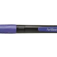 Stylo-bille rétractable  "EK-8410" pointe bille métal 1 mm Bleu