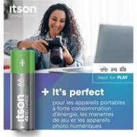 Boîte de 8 piles rechargeables AA Pro NiMH prêtes à l'emploi, 2500 mAh