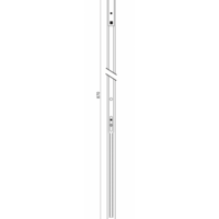 Prolongateur de serrure à encastrer 370mm - Gedimat - THIRARD