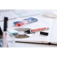 Marqueur cd-dvd-bd 8400 rouge 0,5-1 mm - EDDING