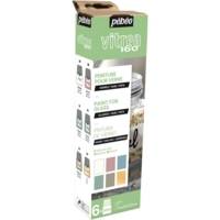 Coffret Initiation N°3 Peinture Vitrea V160 Pastel Brillante 6X20Ml - PÉBÉO