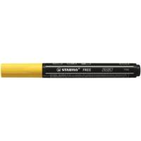 Marqueur pointe moyenne FREE acrylic T300 jaune - STABILO