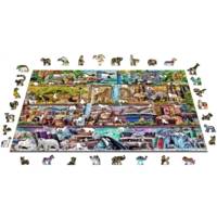 Puzzle en Bois L'étonnant royaume des animaux