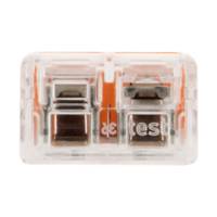 Mini borne automatique 2 entrées à cliquet S221 - Gedimat - WAGO