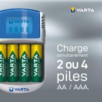 Chargeur LCD Charger 2/4 Piles avec Adaptateur 12 V