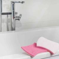 Eponge de nettoyage Soft XXL Rose/blanc