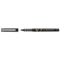 Stylo roller Hi-Tecpoint V7 Encre liquide Pte moyenne Noir - Pilot