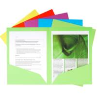 Pack de 25 Chemises Double poche ROCK'S 220g A4 Assorties