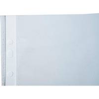 Sachet de 10 pochettes perforées polypropylène grainé format écolier 17x22cm