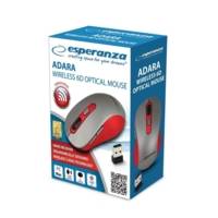 Souris Optique Sans Fil ADARA 2.4GHZ 6D USB Rouge