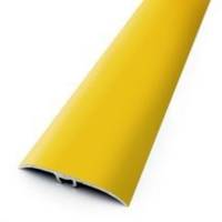 Seuil de porte multi-niveaux HARMONY à fixation invisible aluminium anodisé chêne blanc - Gedimat - DINAC