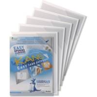 Lot de 5 Kang Easy Load, Pochettes porte affiche A5 Autocollant TRANSPARENT