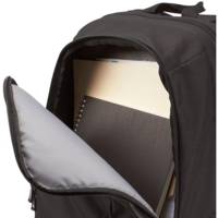 Sac à dos Noir Nylon rembourré pour PC portable jusqu'à 17'' - 33,4x55,4x8,3cm