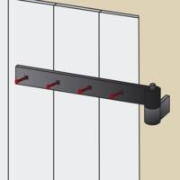 Vis pentures sécurité noir D7 45mm - boîte de 20 pièces - Gedimat - AFBAT