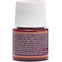 Flacon 45 ml peinture CERAMIC faïence et multi support RUBIS - PÉBÉO