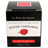 Encre traditionnelle à stylo en flacon "D" 30ml Rouge caroubier - HERBIN