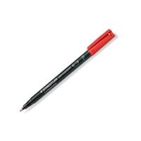 Marqueur permanent "Lumocolor 318F" Tracé 0,6 mm Rouge - STAEDTLER