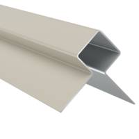 Profilé d'angle extérieur alu sable clair - Gedimat - JAMES HARDIE