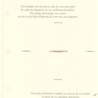 Livre de cave à Anneaux et recharge 230X245 mm Bordeaux