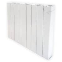 Radiateur électrique connecté à inertie sèche granite AVISO blanc - Gedimat - MARINIERE ENERGIE