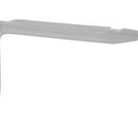 Console équerre acier embouti 150 x 230 mm - Gedimat - NORAIL