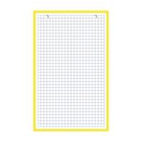 Bloc de 30 fiches bristol 125X200 perforées Q5/5 jaune
