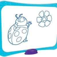 Ardoise effaçable Blanche Unie / Quad 20x28cm avec accessoires